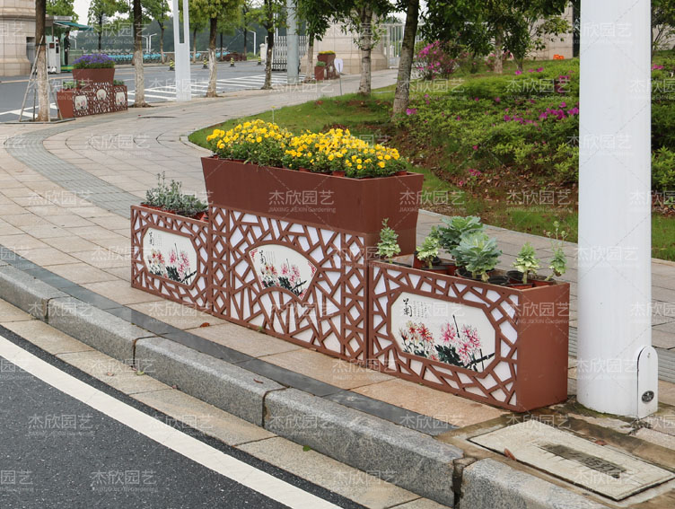 PVC組合花箱防撞嗎？